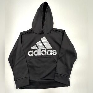 Adidas kids black hoodie size small (8)